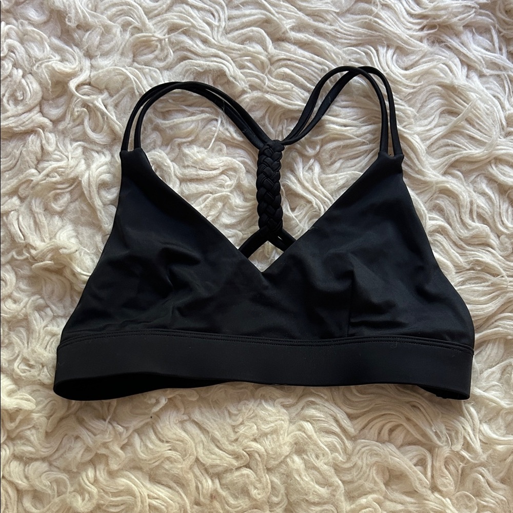 Jolyn Clothing Black Braided Bikini Top